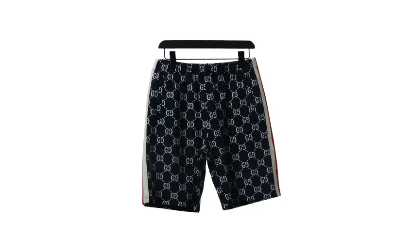 Bstsneaker- Gucci Blue Side Contrast Striped Shorts150