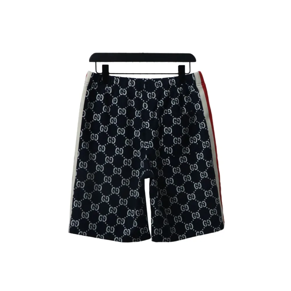 Bstsneaker- Gucci Blue Side Contrast Striped Shorts150
