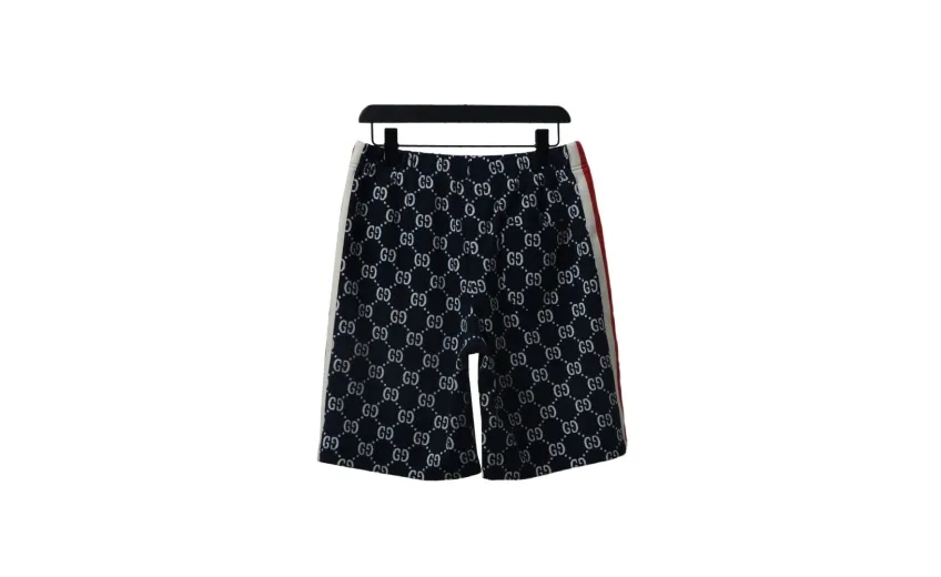 Bstsneaker- Gucci Blue Side Contrast Striped Shorts150