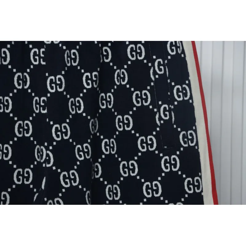 Bstsneaker- Gucci Blue Side Contrast Striped Shorts150
