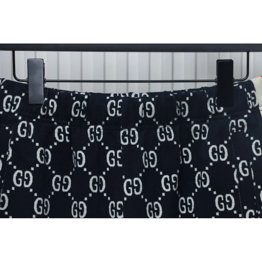 Bstsneaker- Gucci Blue Side Contrast Striped Shorts150