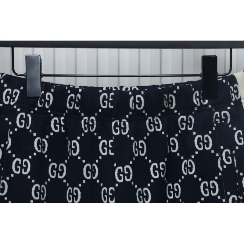 Bstsneaker- Gucci Blue Side Contrast Striped Shorts150
