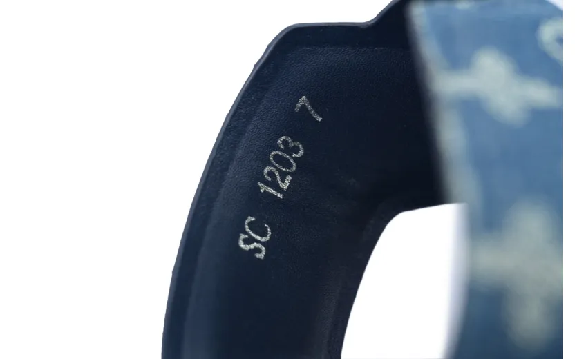 Bstsneaker- Louis Vuitton Oasis Blue Cloth Slippers