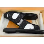 Bstsneaker- Louis Vuitton Oasis Black Cloth Slippers