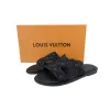 Bstsneaker- Louis Vuitton Oasis Black Cloth Slippers