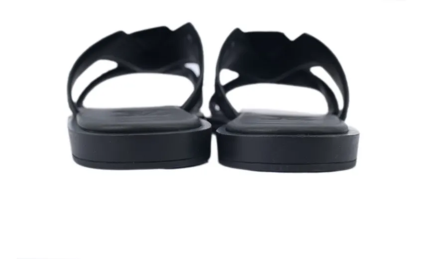 Bstsneaker- Louis Vuitton Oasis Black Cloth Slippers