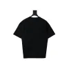 Bstsneaker-Moncler Flocked Cotton T-shirt Black 120