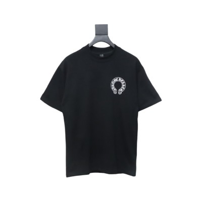 Bstsneaker-Chrome Hearts Print  Black T-shirt 110 01