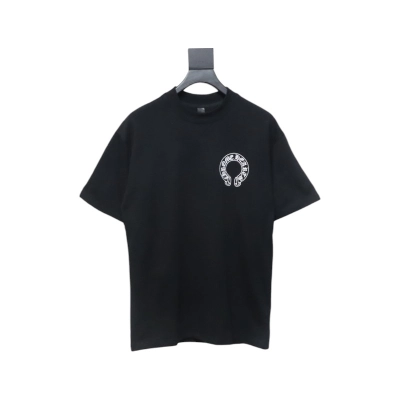 Bstsneaker-Chrome Hearts Print  Black T-shirt 110 01