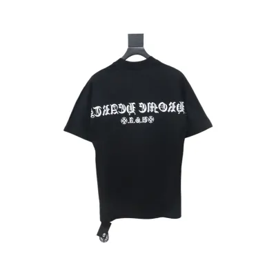 Bstsneaker-Chrome Hearts Print  Black T-shirt 110 01