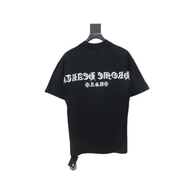 Bstsneaker-Chrome Hearts Print  Black T-shirt 110 02