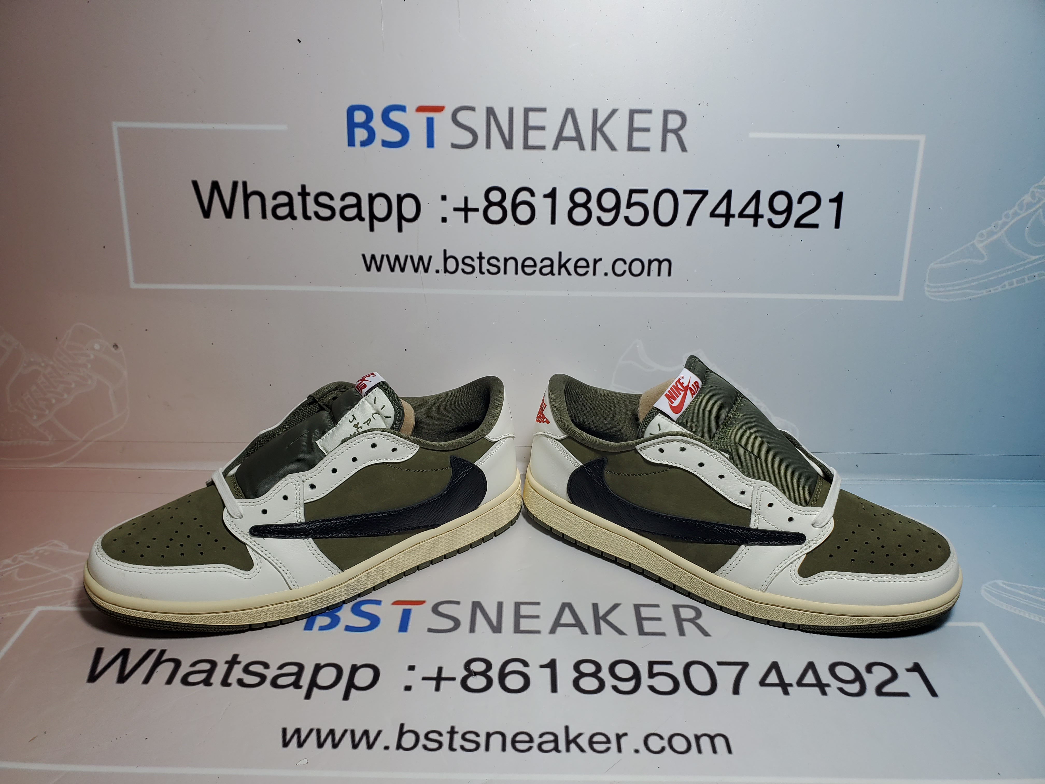 Bstsneaker-Air Jordan 1 Retro Low OG SP Travis Scott Medium Olive DM7866-200