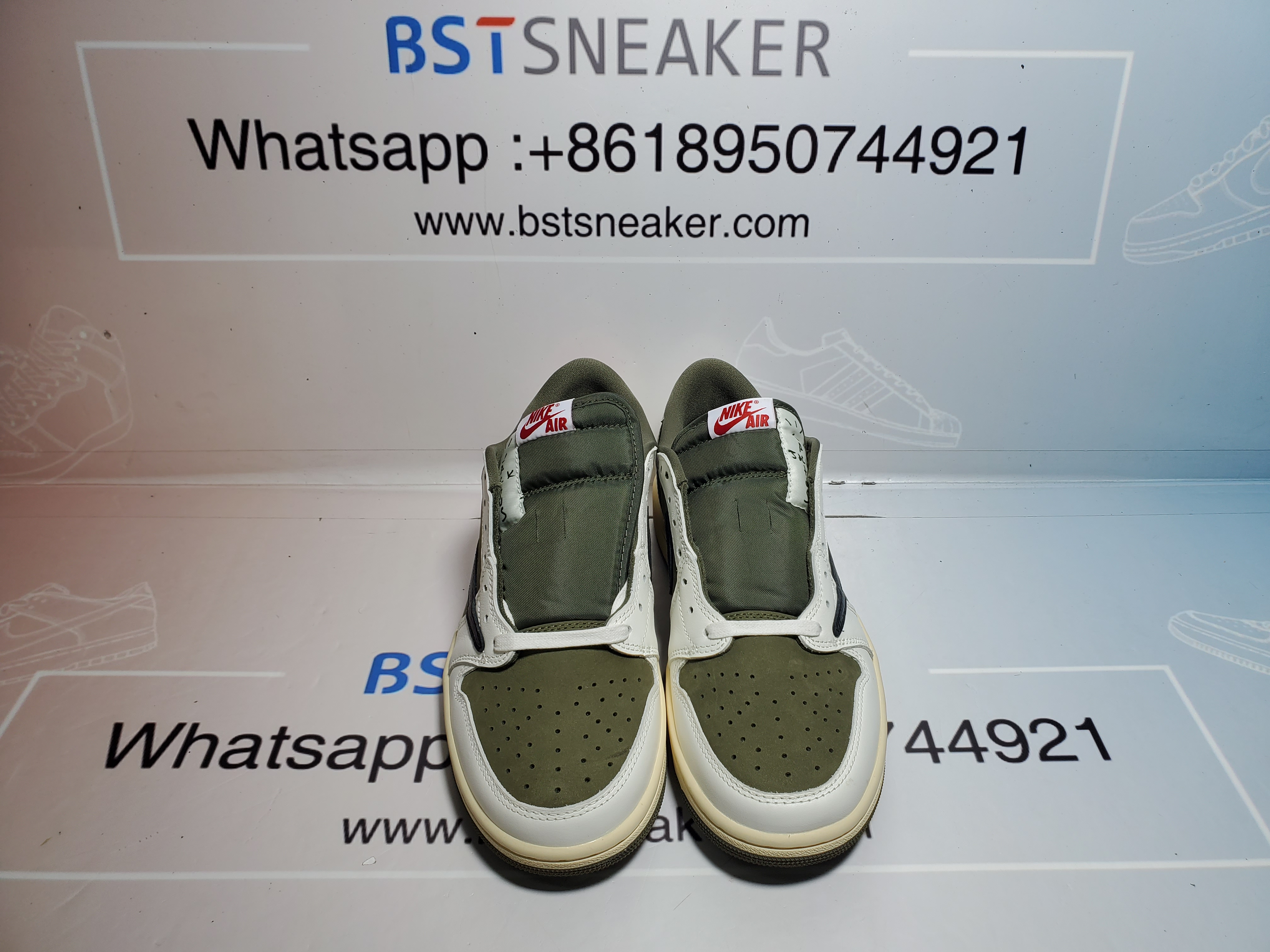 Bstsneaker-Air Jordan 1 Retro Low OG SP Travis Scott Medium Olive DM7866-200