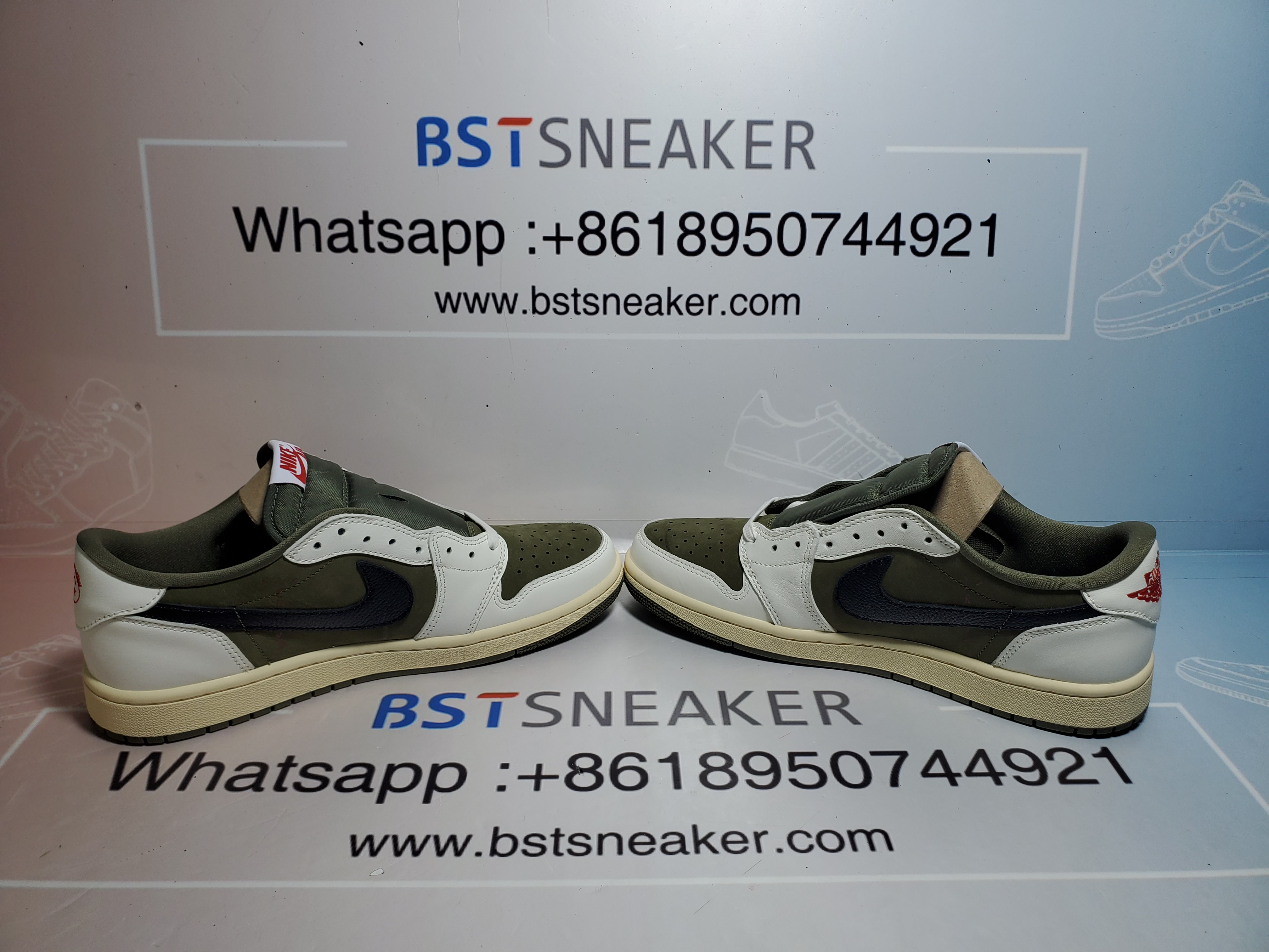 Bstsneaker-Air Jordan 1 Retro Low OG SP Travis Scott Medium Olive DM7866-200