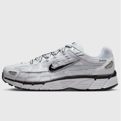 Bstsneaker- Nike P-6000 'White Metallic Silver Black CD6404-107 