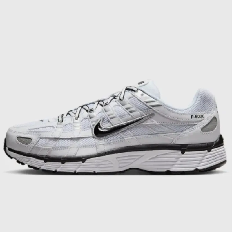 Bstsneaker- Nike P-6000 'White Metallic Silver Black CD6404-107 