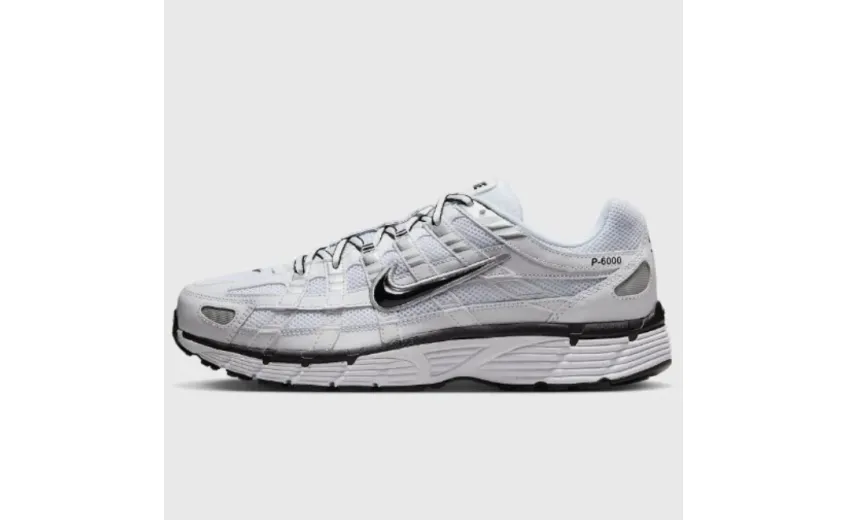 Bstsneaker- Nike P-6000 'White Metallic Silver Black CD6404-107 