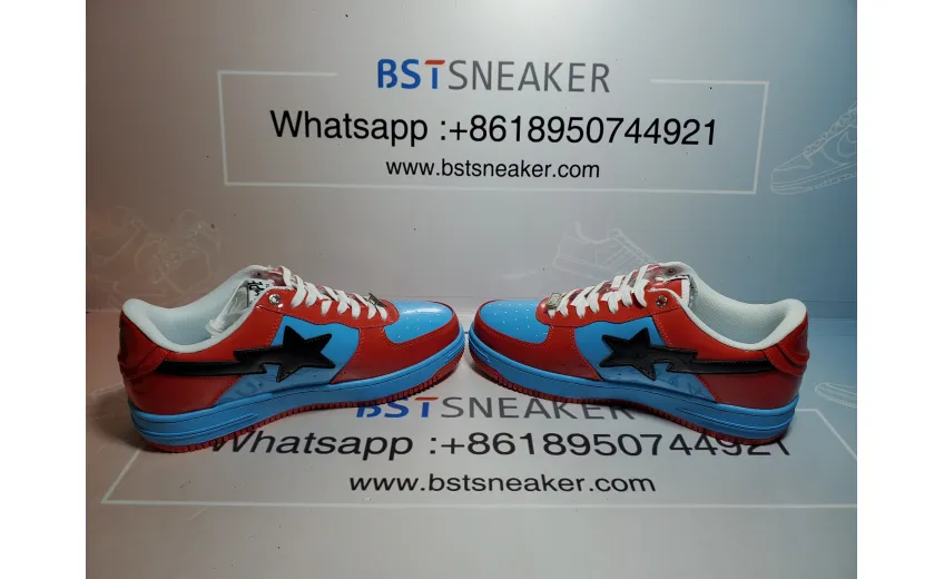 Bstsneaker-A Bathing Ape Bape Sta Marvel Comics Spider-Man Red 1I73-191-916