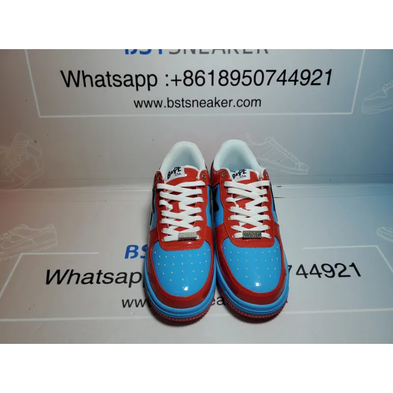 Bstsneaker-A Bathing Ape Bape Sta Marvel Comics Spider-Man Red 1I73-191-916