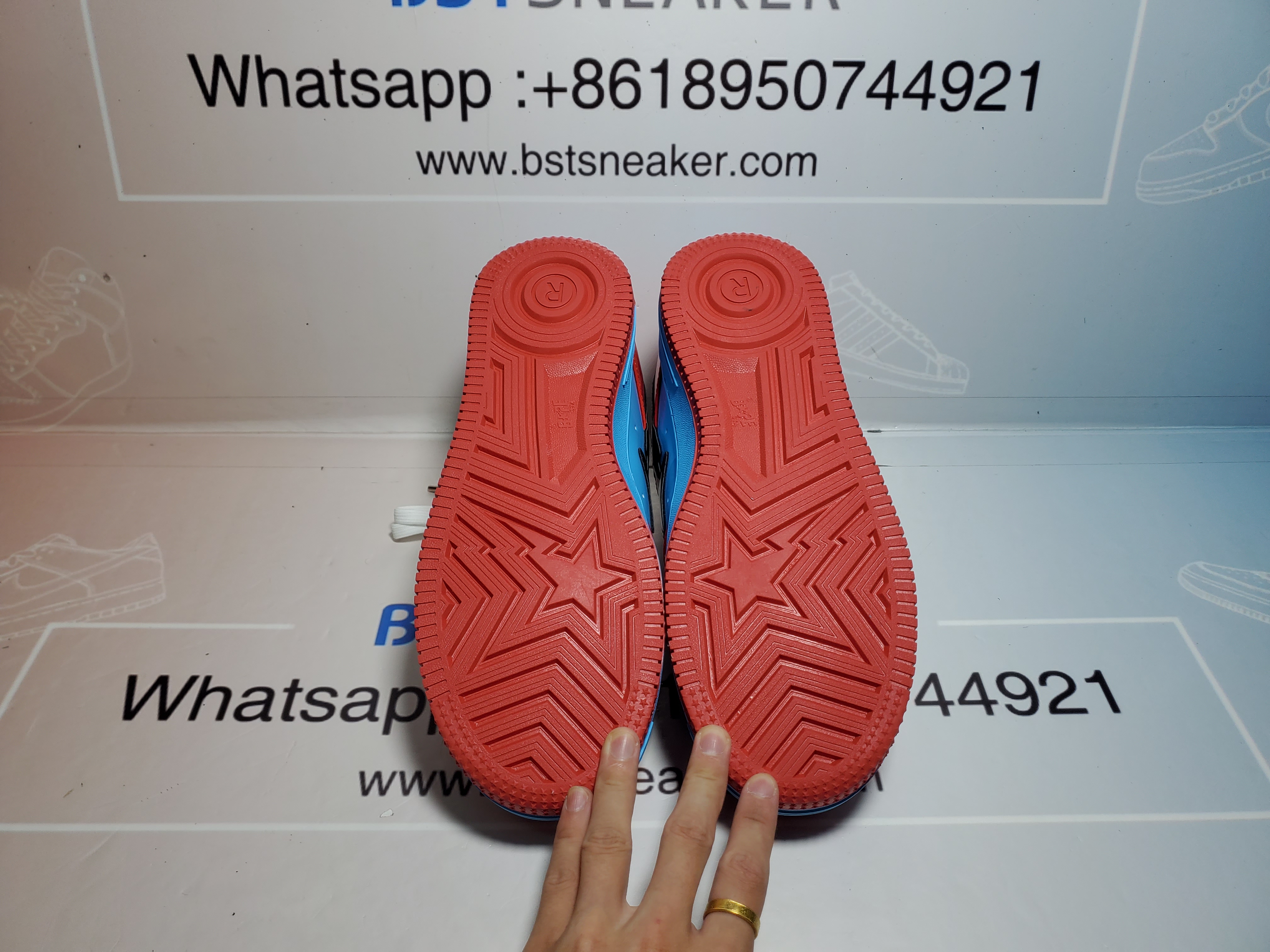 Bstsneaker-A Bathing Ape Bape Sta Marvel Comics Spider-Man Red 1I73-191-916