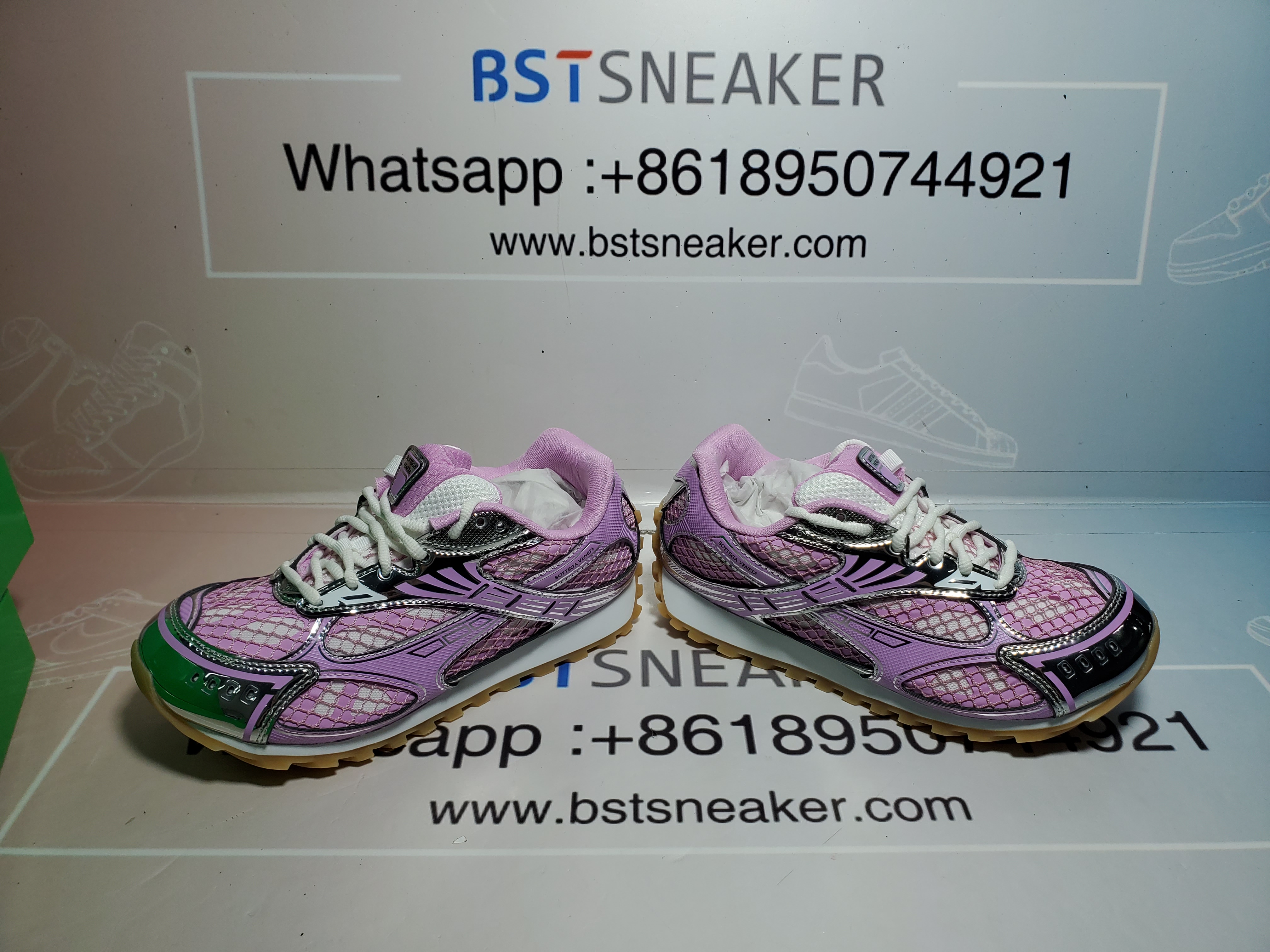 Bstsneaker-Bottega Veneta Orbit Pink