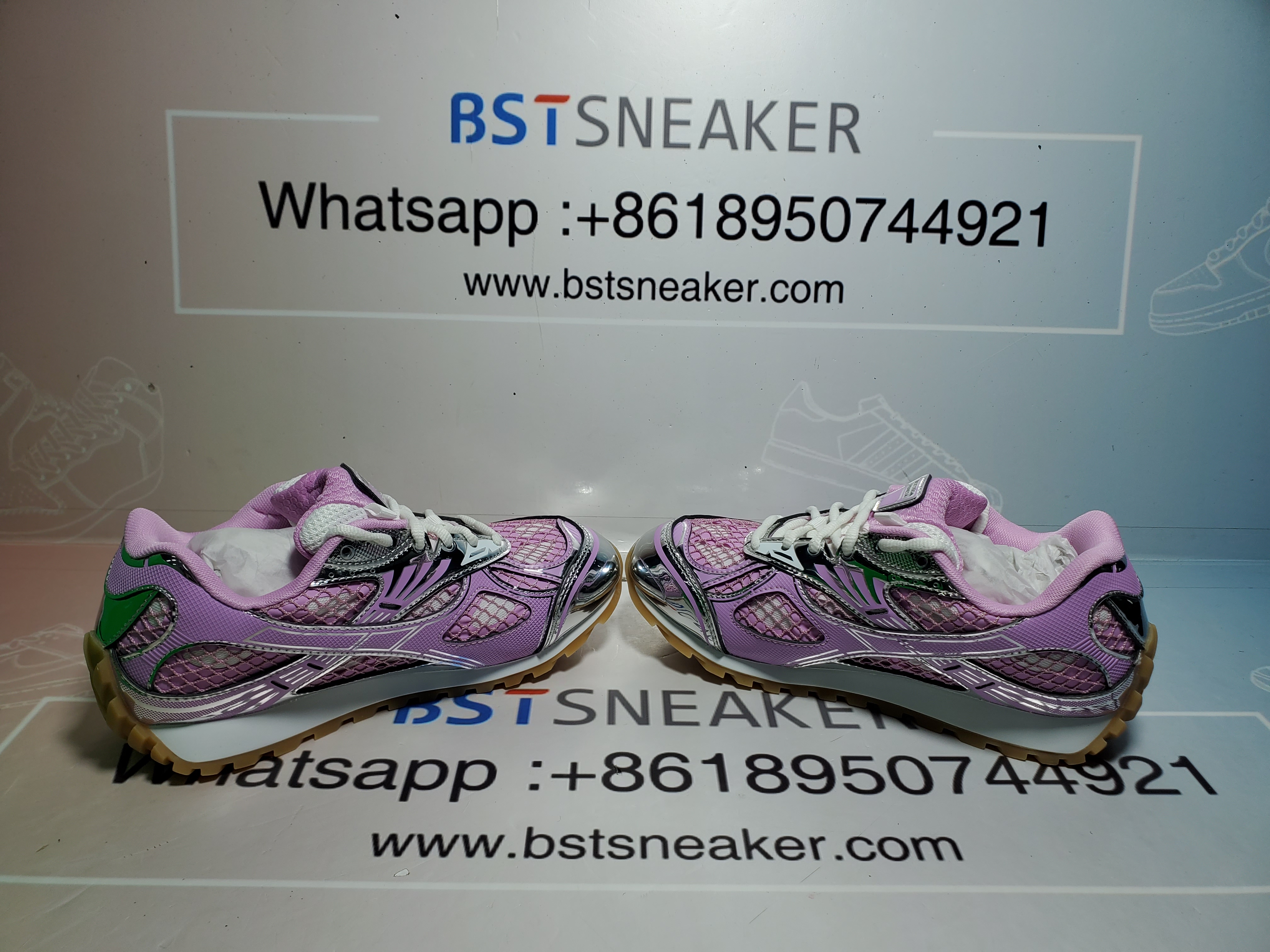 Bstsneaker-Bottega Veneta Orbit Pink