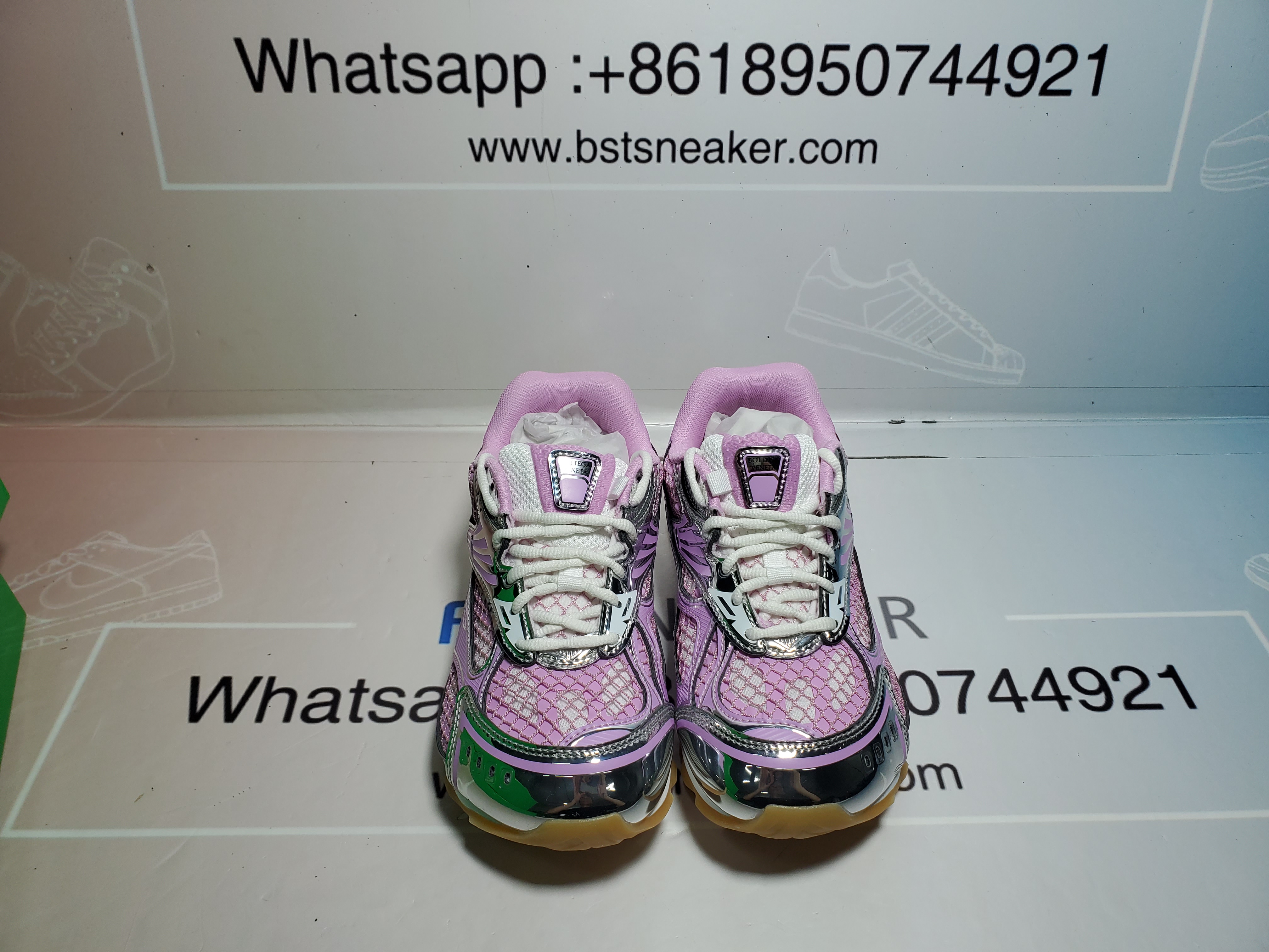 Bstsneaker-Bottega Veneta Orbit Pink