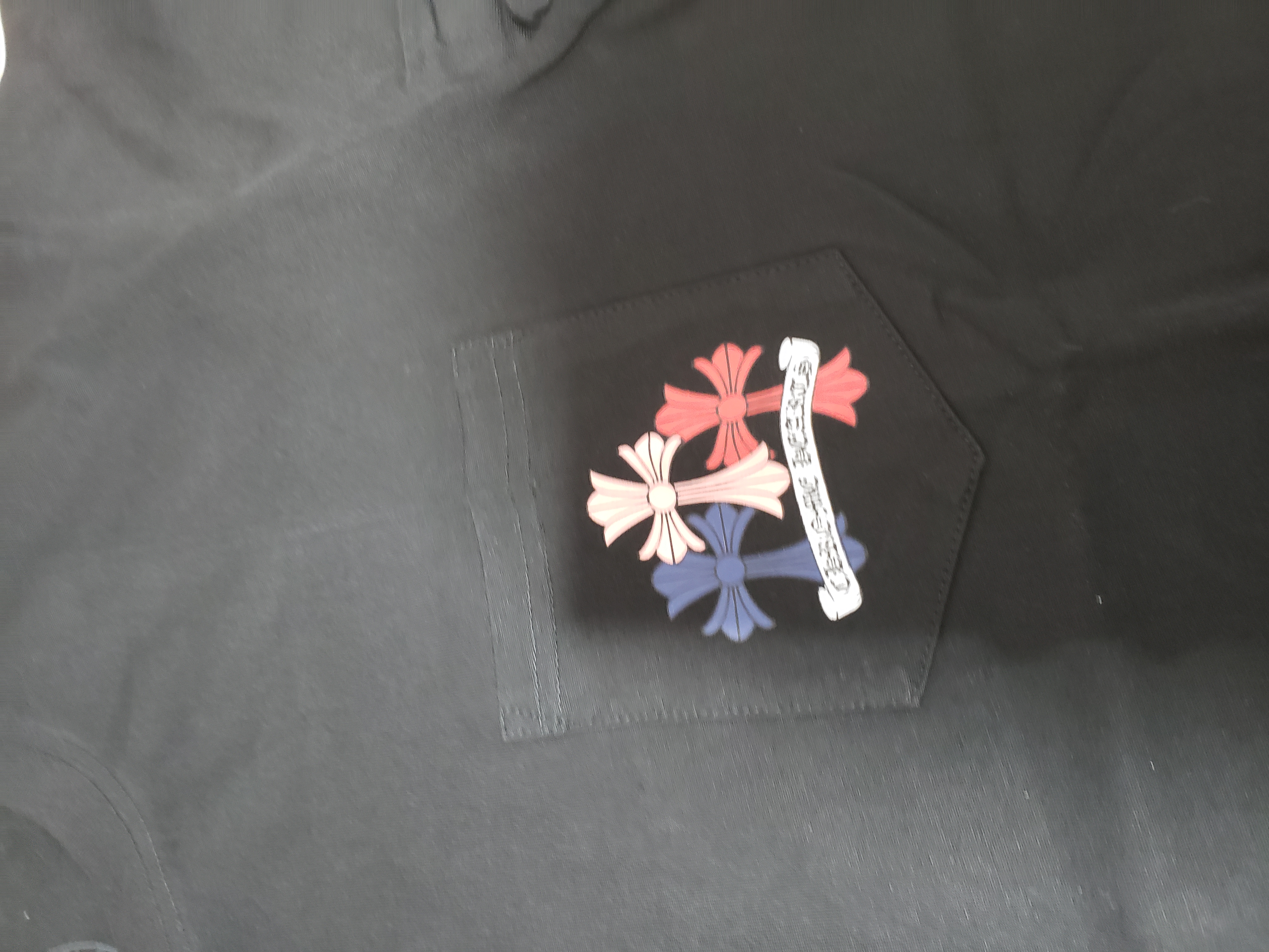 Bstsneaker-Chrome Hearts Multi Color Cross Cemetery T-shirt 140