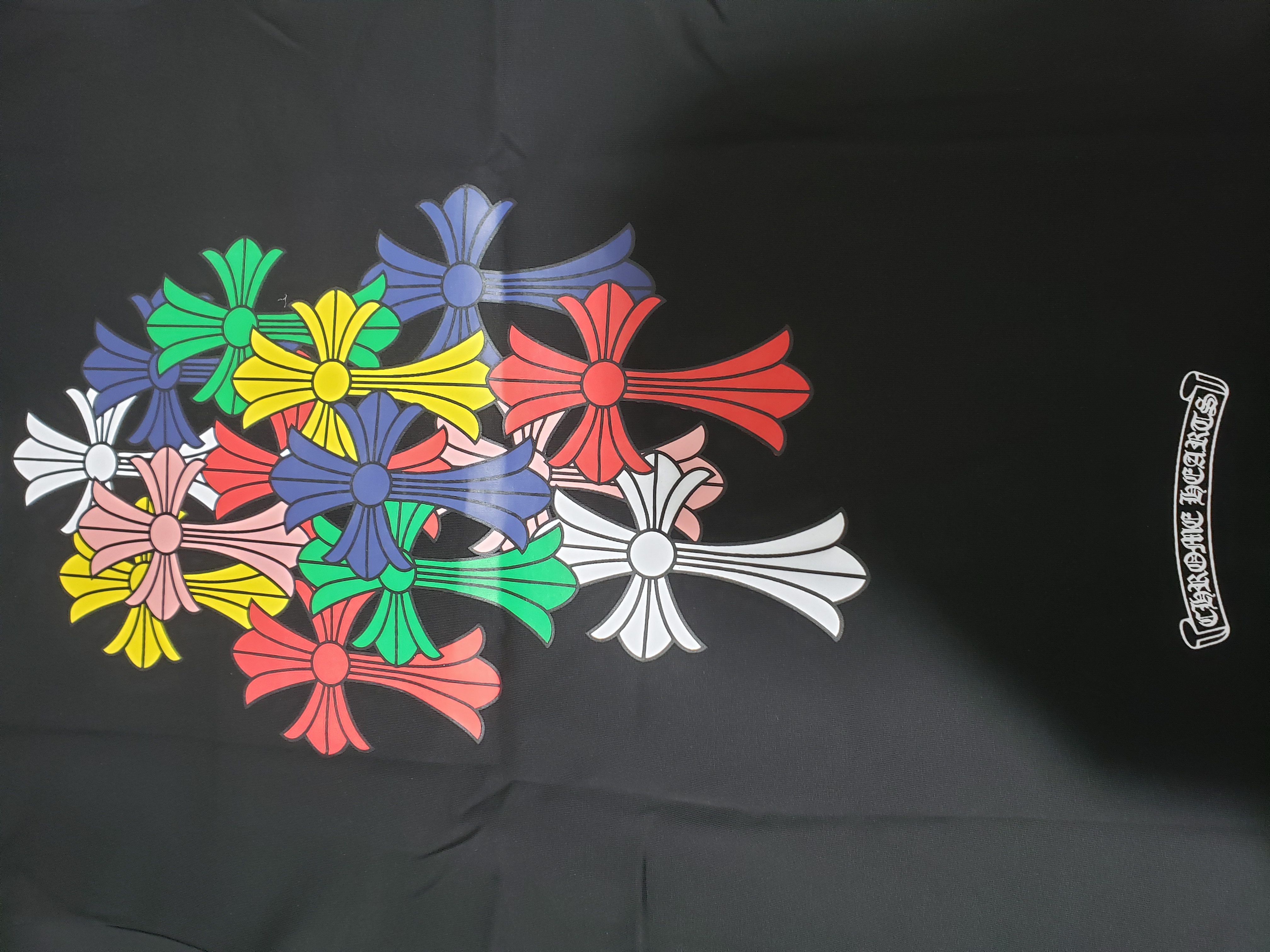 Bstsneaker-Chrome Hearts Multi Color Cross Cemetery T-shirt 140