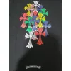 Bstsneaker-Chrome Hearts Multi Color Cross Cemetery T-shirt 140
