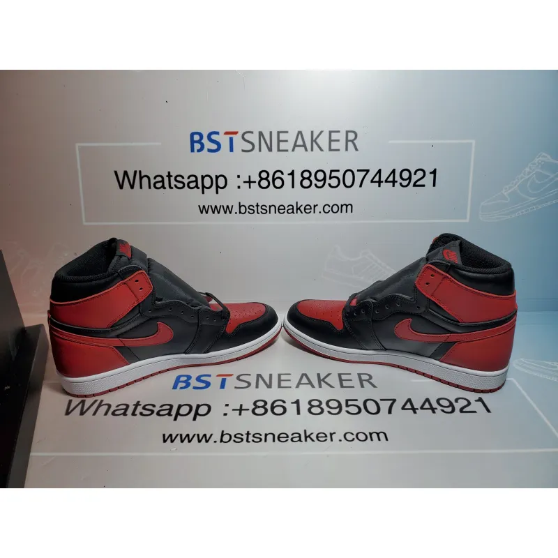 Bstsneaker-Jordan 1 Retro High Bred Banned (2016) 555088-001 