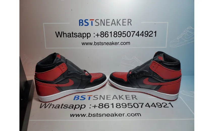 Bstsneaker-Jordan 1 Retro High Bred Banned (2016) 555088-001 
