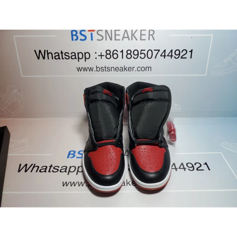 Bstsneaker-Jordan 1 Retro High Bred Banned (2016) 555088-001 