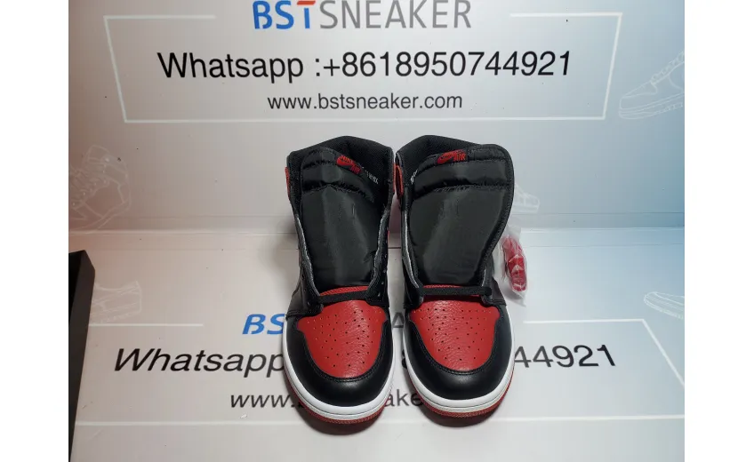 Bstsneaker-Jordan 1 Retro High Bred Banned (2016) 555088-001 