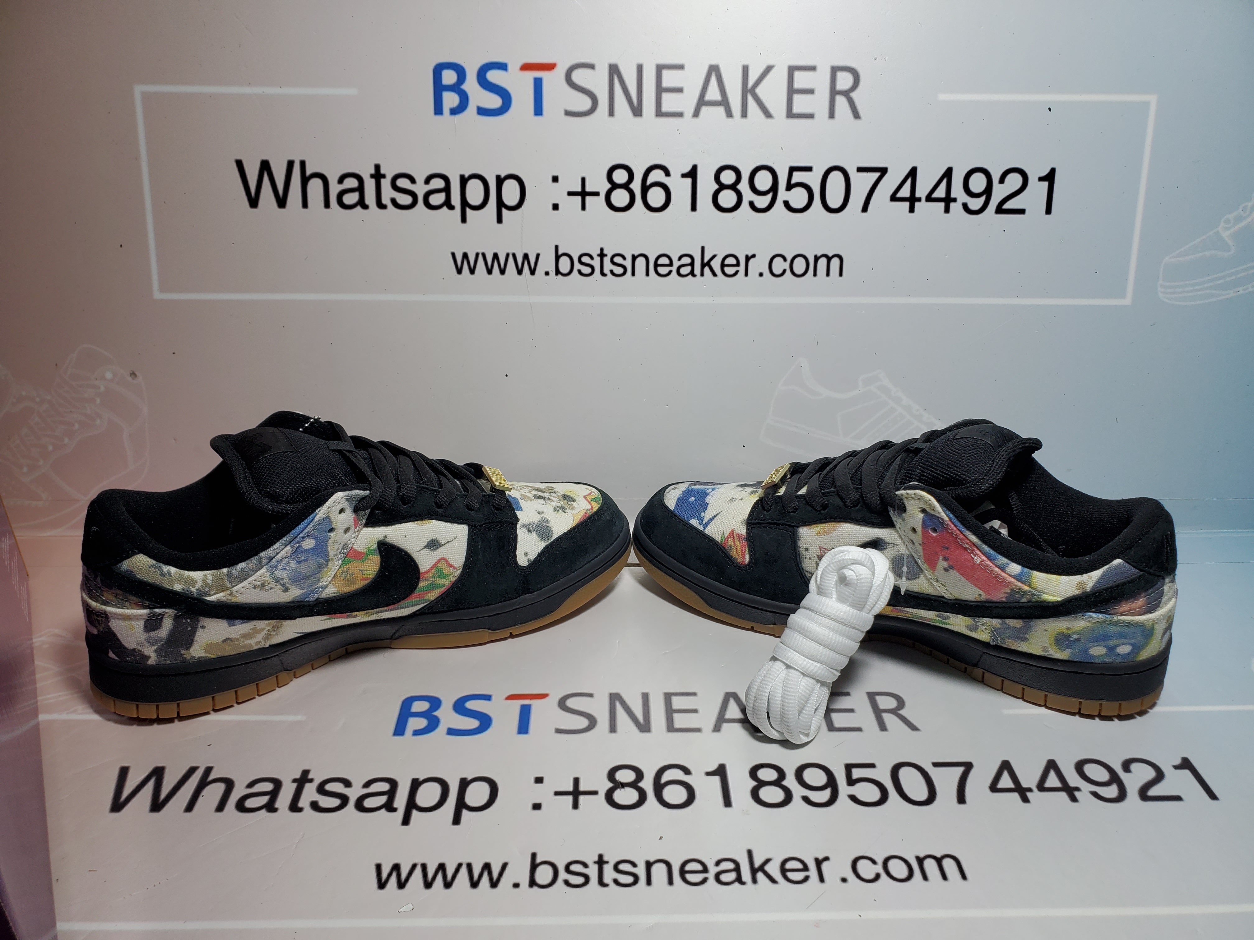 Bstsneaker-Nike SB Dunk Low Supreme Rammellzee FD8778-001