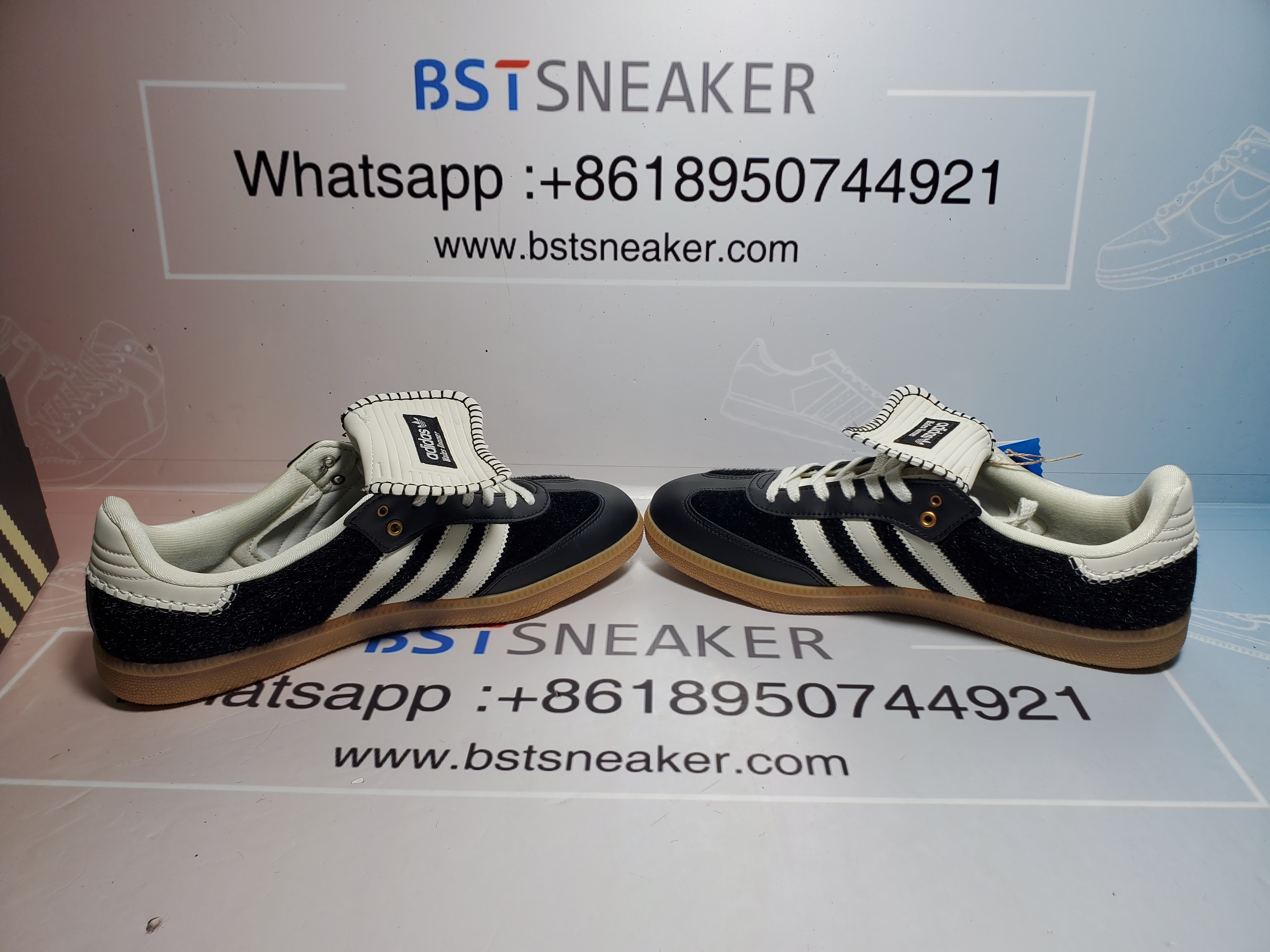 Bstsneaker-Samba Pony Tonal Wales Bonner Core Black IE0580