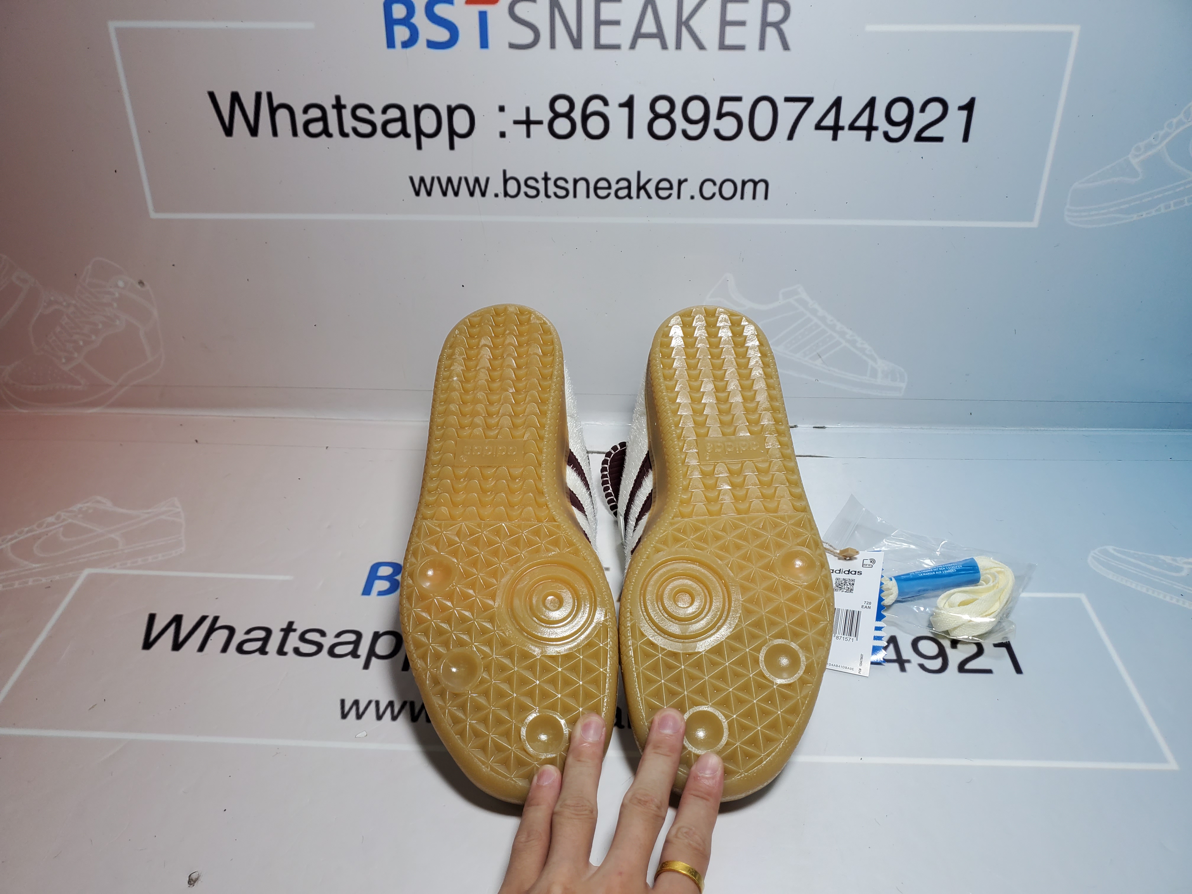 Bstsneaker-Samba Pony Tonal Wales Bonner Cream White IE0586