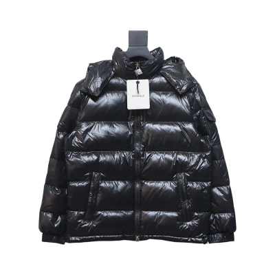 Bstsneaker-Moncler Black Down Jacket 01