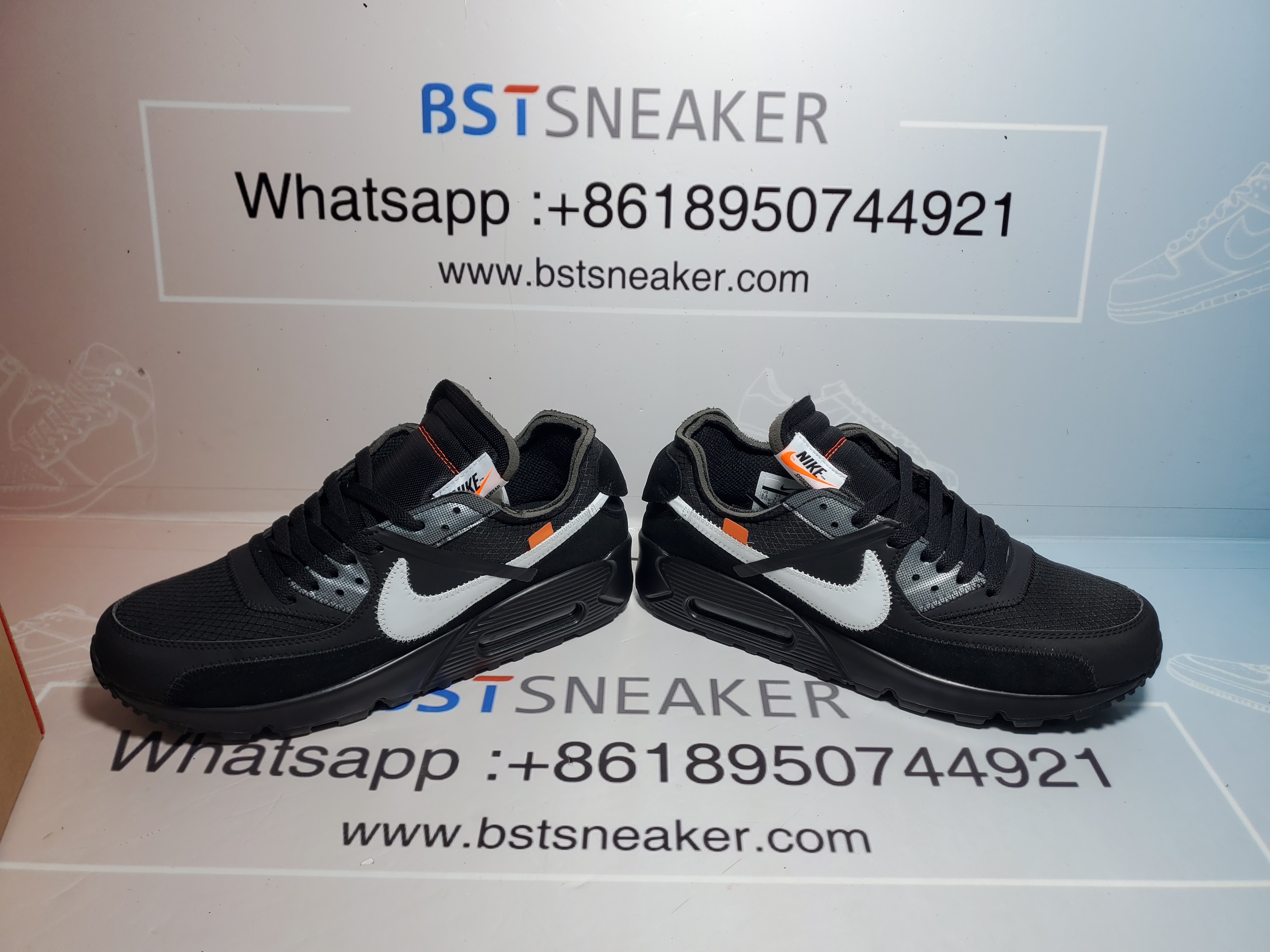Bstsneaker- Air Max 90 OFF-WHITE Black AA7293-001 