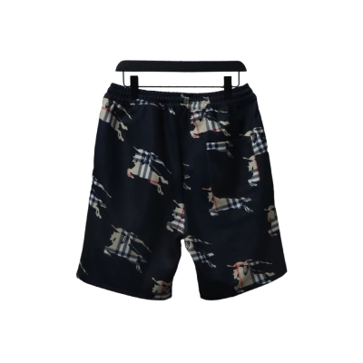 Bstsneaker- Burberry Check Horse Print Shorts 200 02