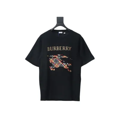 Bstsneaker- Burberry Cross Stitch EKD​ Cotton T-shirt Black120