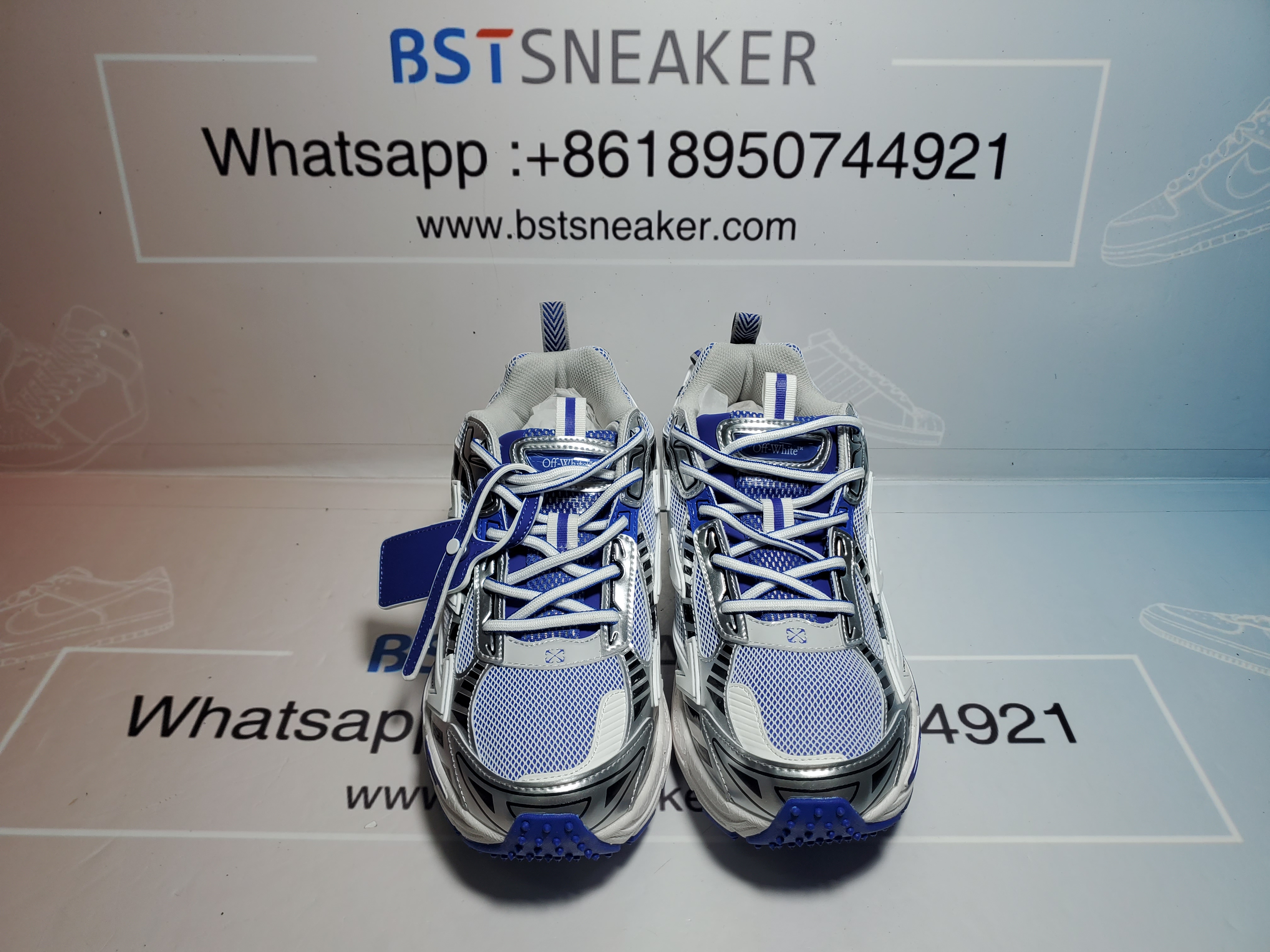 Bstsneaker- OFF WHITE Out Of White Blue OMIA295S25 FAB00 47247