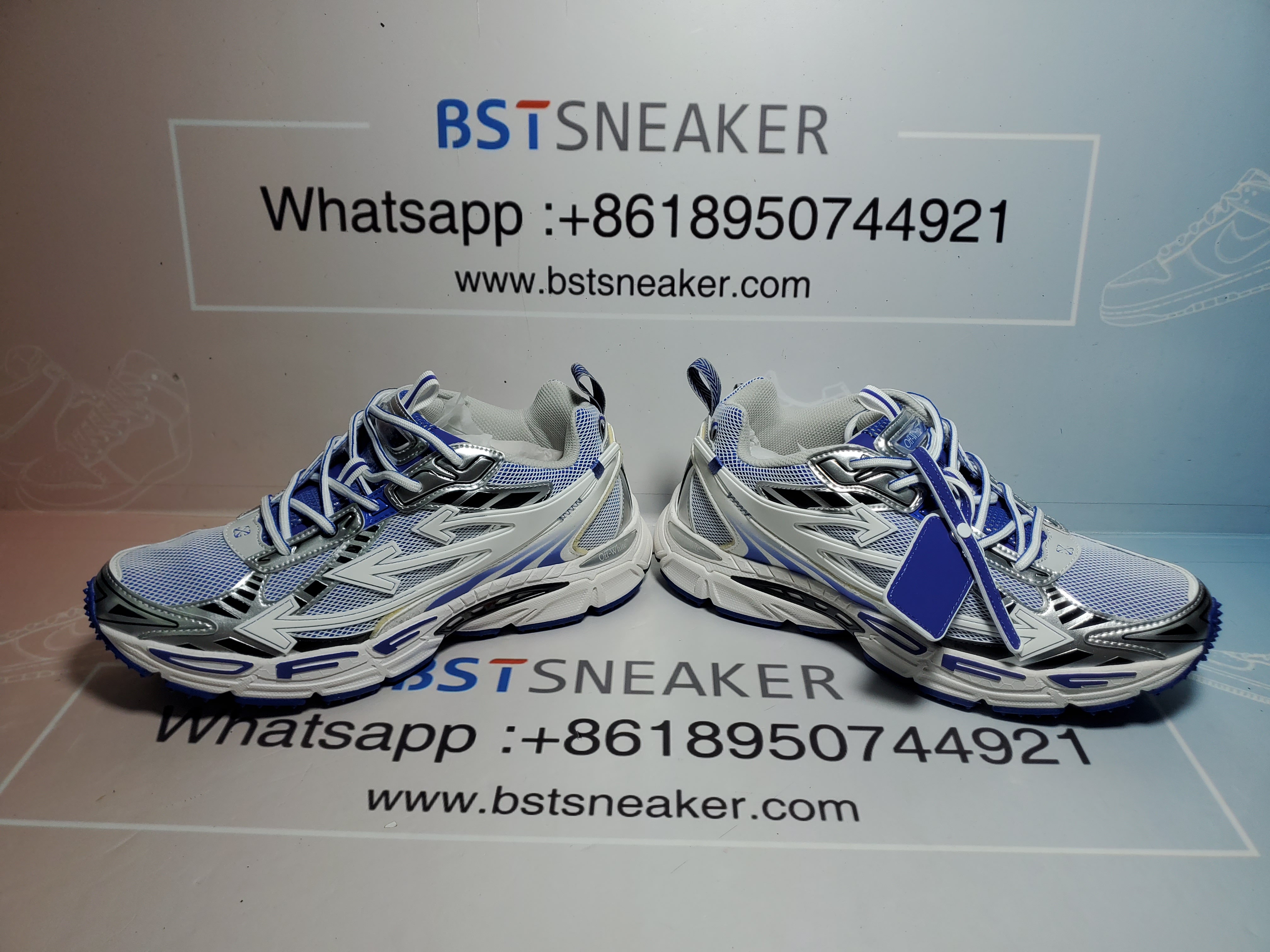 Bstsneaker- OFF WHITE Out Of White Blue OMIA295S25 FAB00 47247