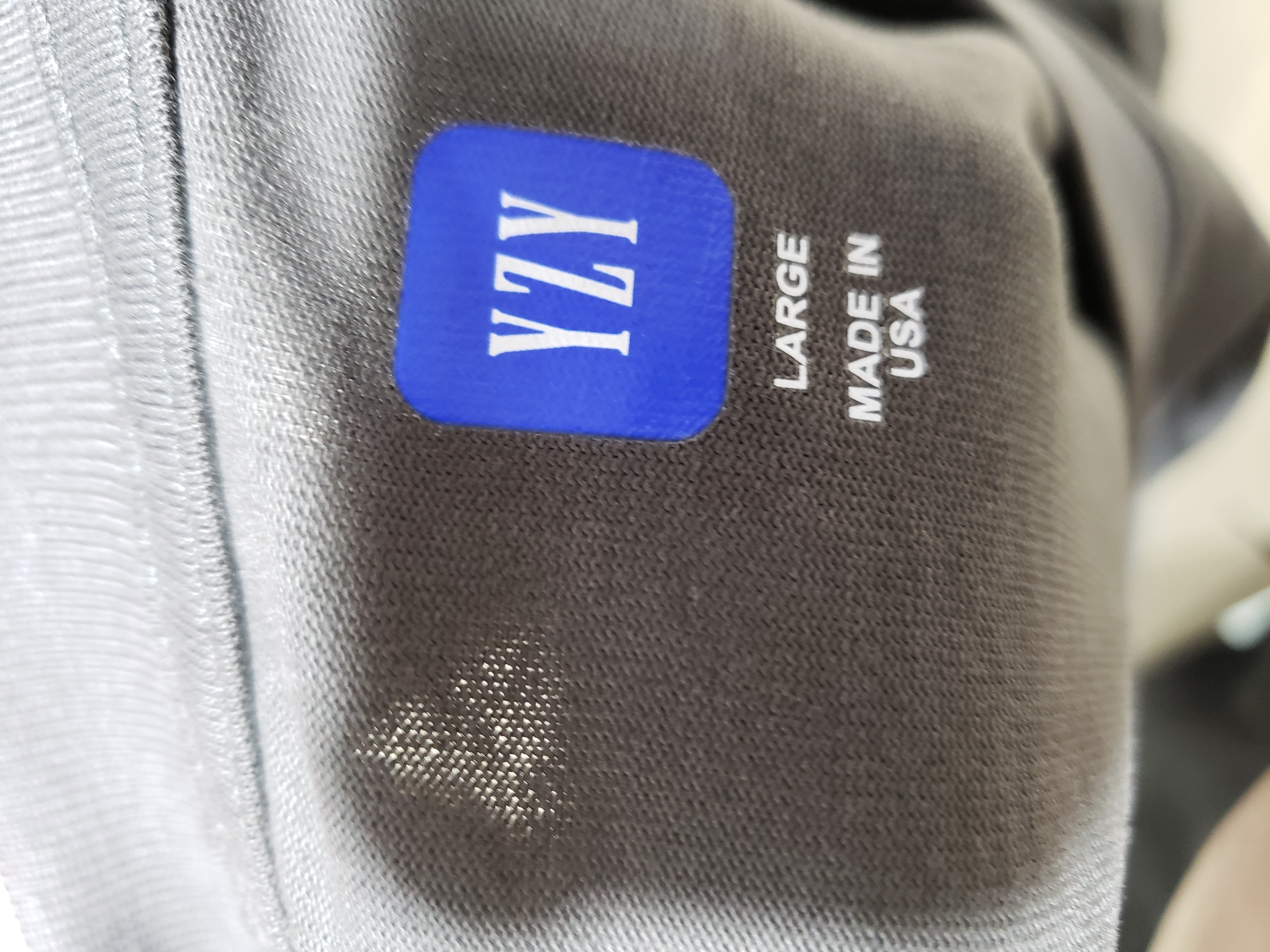 Bstsneaker-Yeezy Gap Engineered by Balenciaga Dove 3/4 Sleeve T-shirt Grey