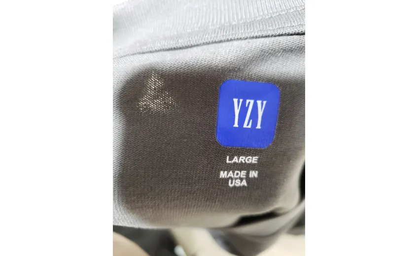 Bstsneaker-Yeezy Gap Engineered by Balenciaga Dove 3/4 Sleeve T-shirt Grey