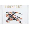 Bstsneaker- Burberry Cross Stitch EKD​ Cotton T-shirt Black White120