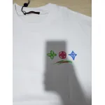 Bstsneaker-Louis Vuitton logo print White T-shirt 120