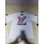 Bstsneaker-Louis Vuitton logo print White T-shirt 120
