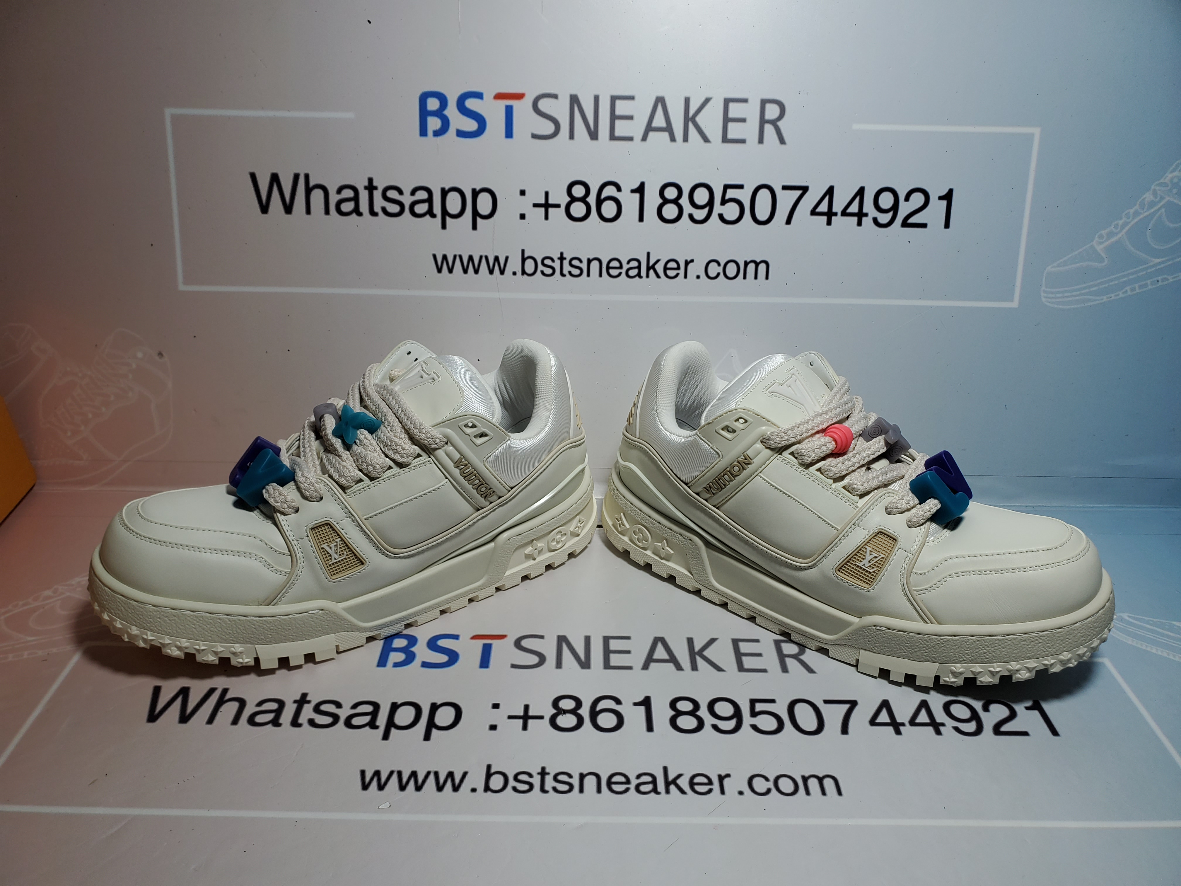 Bstsneaker-Louis Vuitton LV Trainer Maxi White 1AB8RK