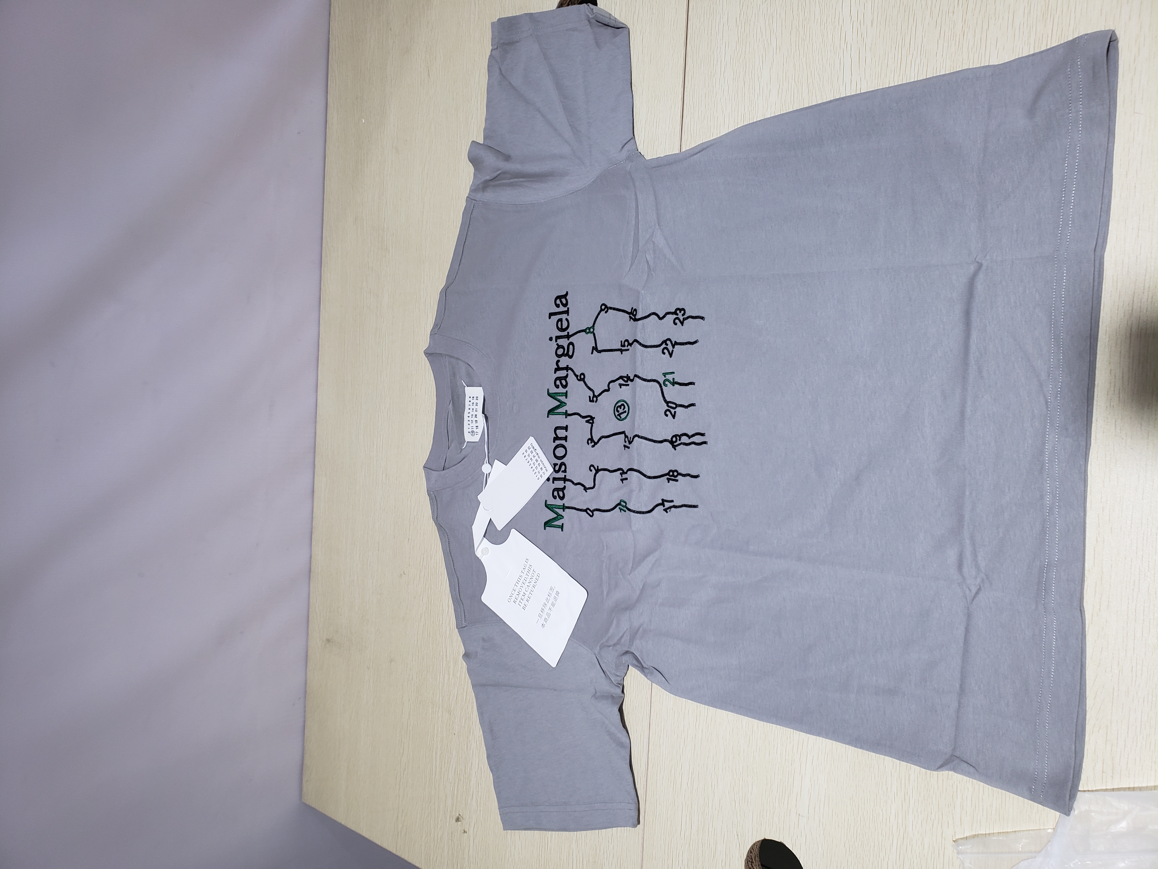 Bstsneaker-Maison Margiela T-shirt  Gery 120